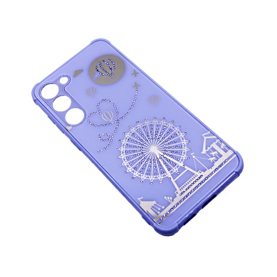 Capa Duro Designer para Samsung Galaxy S23 Plus Roxo